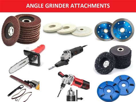 Types Of Angle Grinder Attachments