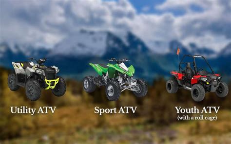 types of atvs