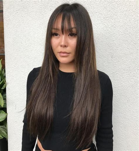 Fresh Types Of Bangs For Long Straight Hair Trend This Years