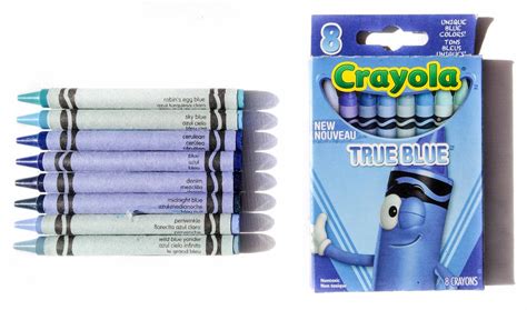 Types Of Blue Crayons