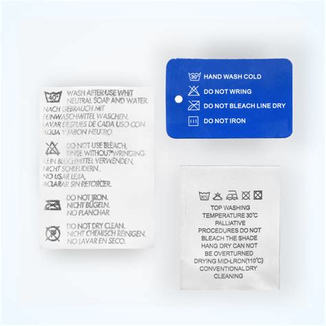 Types Of Care Labels