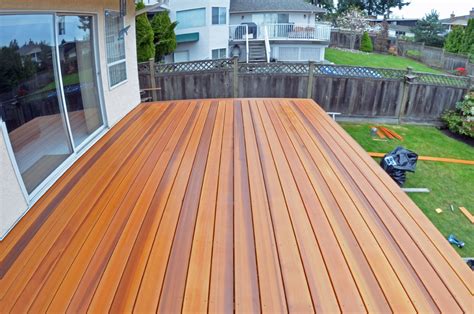 types of cedar deck boards