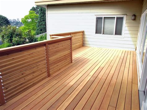 types of cedar deck boards