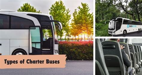 types of charter vehicle