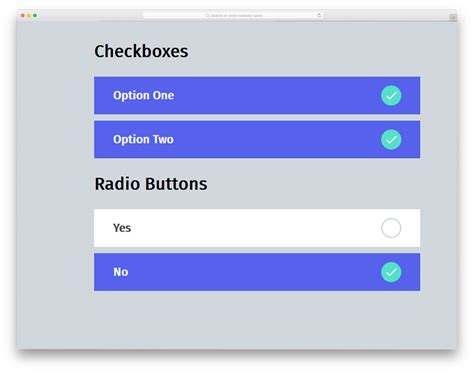 Types Of Checkboxes In Html