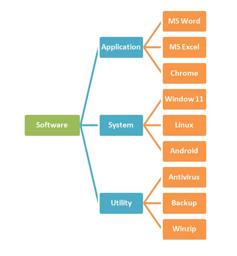 types of computer software class 9