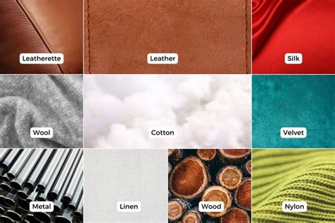 Types Of Couch Materials