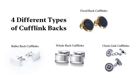 Types Of Cufflink Backs