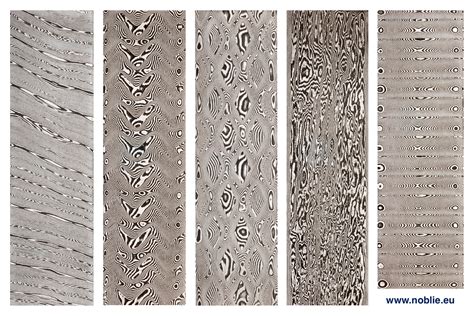 Types Of Damascus Steel Patterns