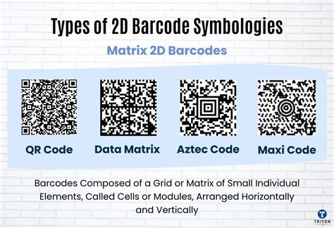 Types Of Data Matrix Barcodes