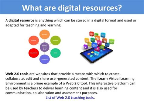 types of digital resources in education