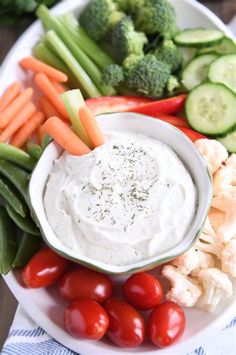 Types Of Dip For Veggies