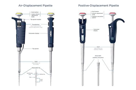 Types Of Displacement Pipette