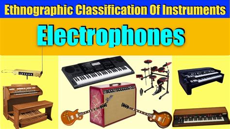 types of electronic instruments