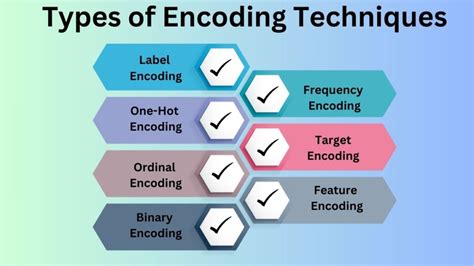 types of encoding machine learning