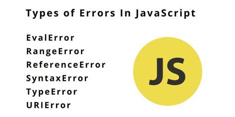 types of errors in javascript