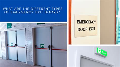 Types Of Exit Doors