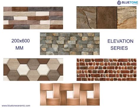 types of external wall tiles