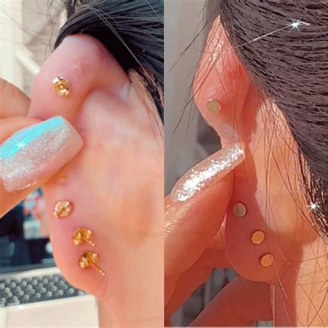 types of flat back earrings