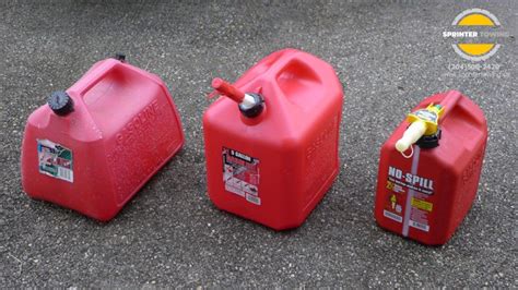 types of gas cans