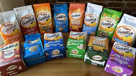 Types Of Goldfish Crackers