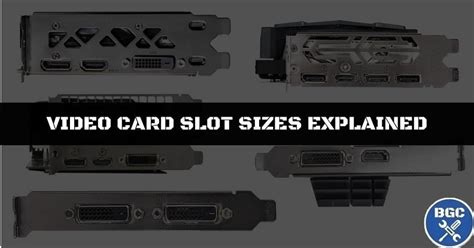 Types Of Graphics Card Slots