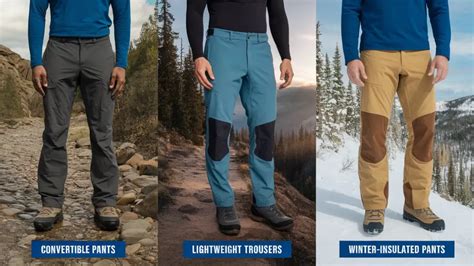 Types Of Hiking Pants