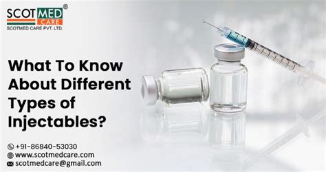 Types Of Injectables