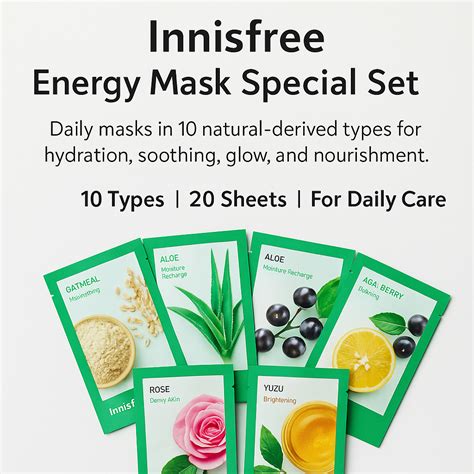 Types Of Innisfree Mask