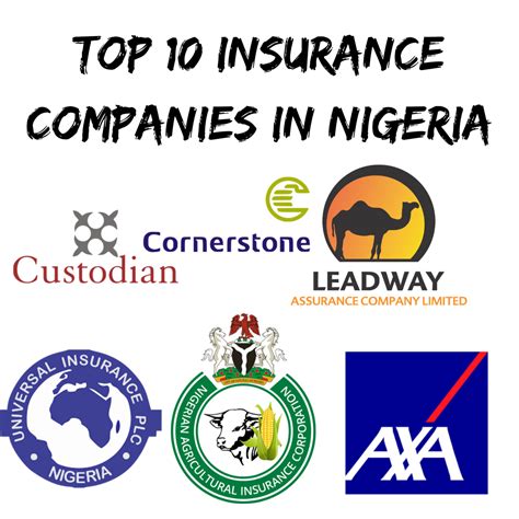 types of insurance companies in nigeria
