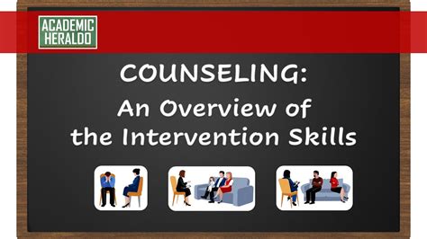 types of intervention skills in counseling