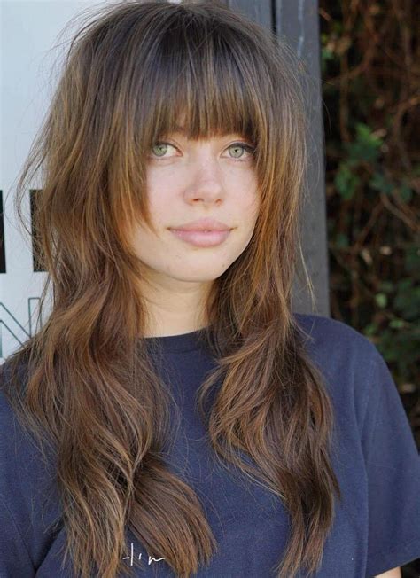 Unique Types Of Layered Haircuts With Bangs Trend This Years