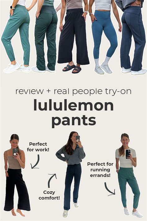 Types Of Lululemon Pants