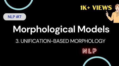types of morphological models in nlp