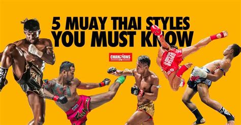 Types Of Muay Thai