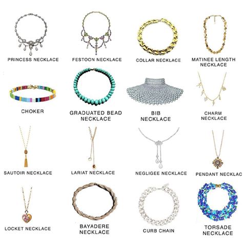 types of necklaces