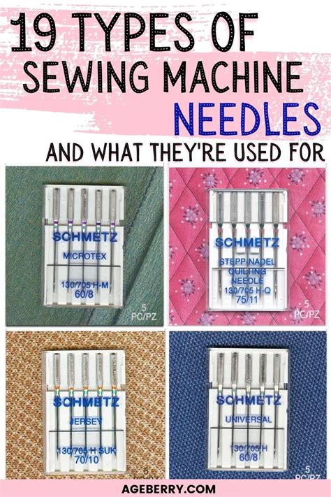 Types Of Needle In Sewing Machine