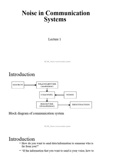 types of noise in communication system pdf