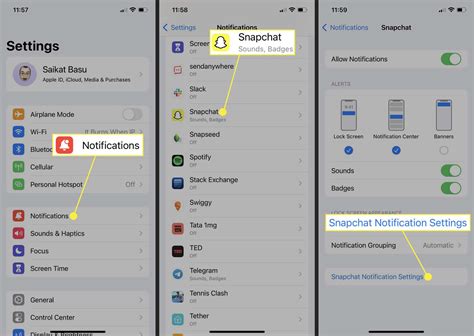 Types Of Notifications On Snapchat