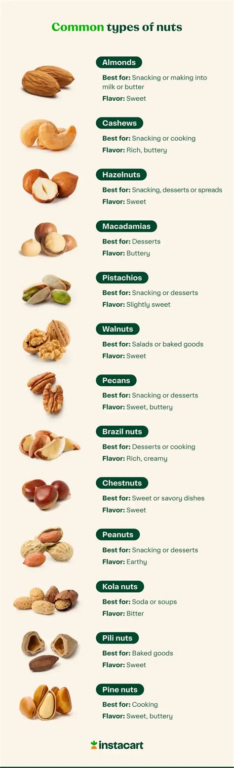 Types Of Nuts That Start With H