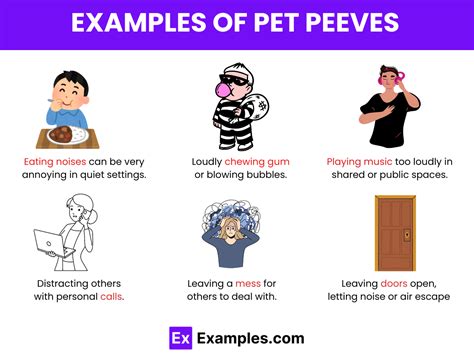 Types Of Pet Peeves List