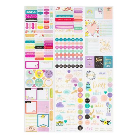 Types Of Planner Stickers