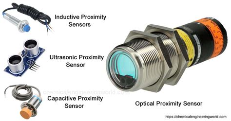 types of proximity sensors in robotics