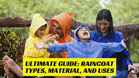Types Of Raincoat Material