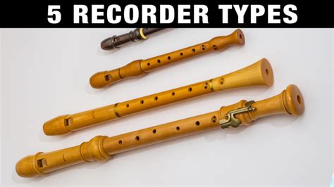 Types Of Recorders Instrument