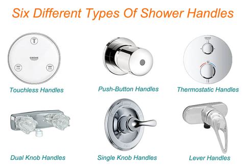 Types Of Shower Handle Valves