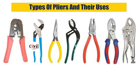 Types Of Side Cutting Pliers