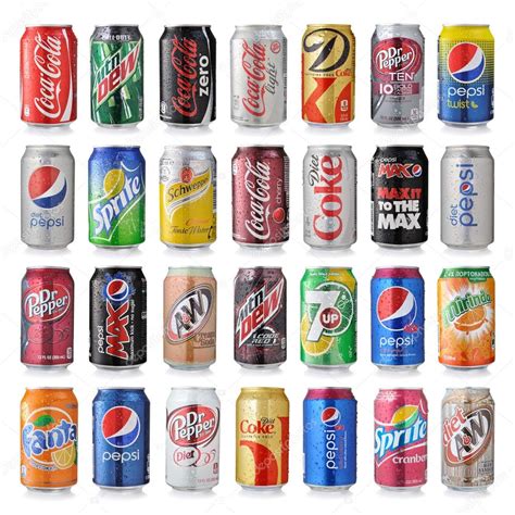 types of soda flavors