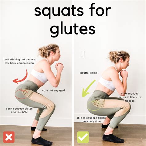 Types Of Squats For Glutes