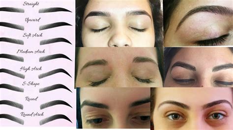 Types Of Threading Eyebrows